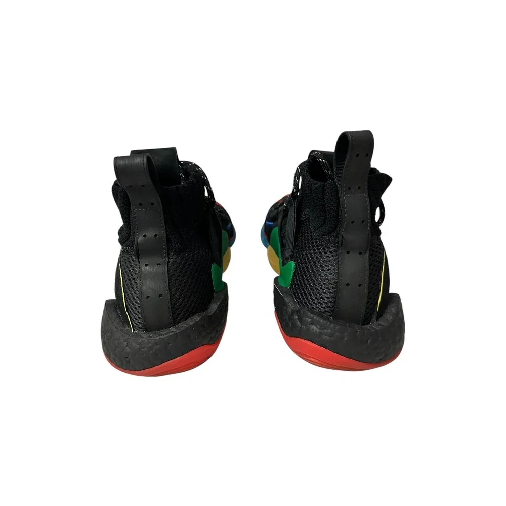 Adidas Pharrell Crazy BYW Mens 8.5 Black Multi Gratitude Empathy G27805 Sneakers
